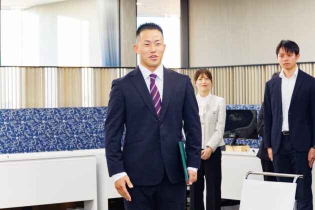 内定者による抱負の発表